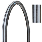 25 x 1 in. (23-559) Schwalbe RightRun HS 387 Wheelchair Tire showing close-up view of black and gray tread
